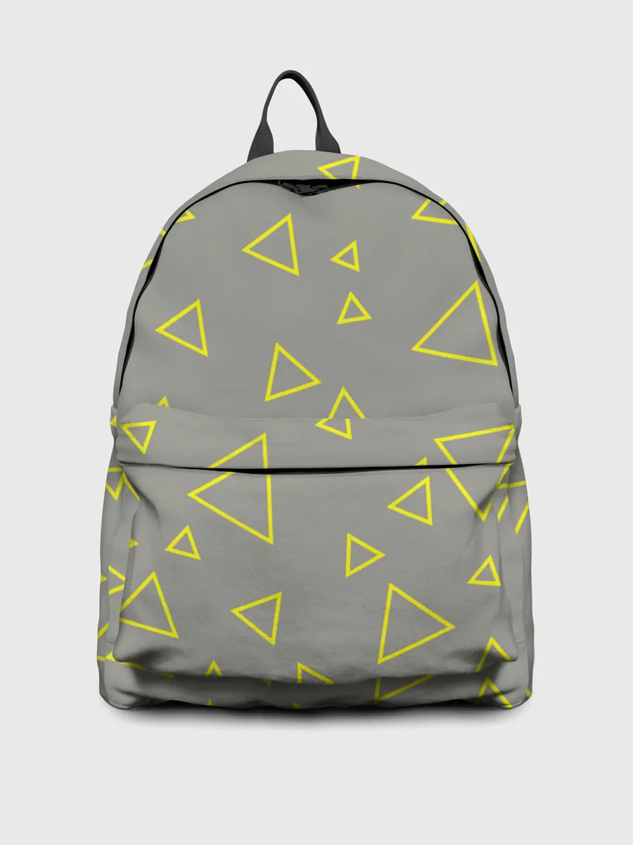 Рюкзак джинсовый / Желтый и серый | Yellow & gray