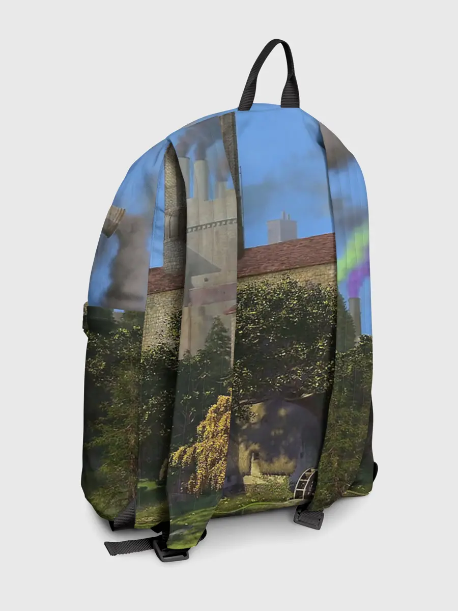 Рюкзак джинсовый / Шрек, Кот и Осёл