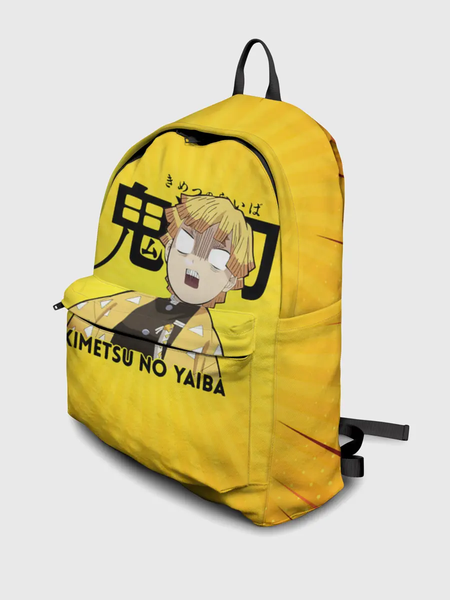 Рюкзак джинсовый / Зеницу Агацума Kimetsu no Yaiba
