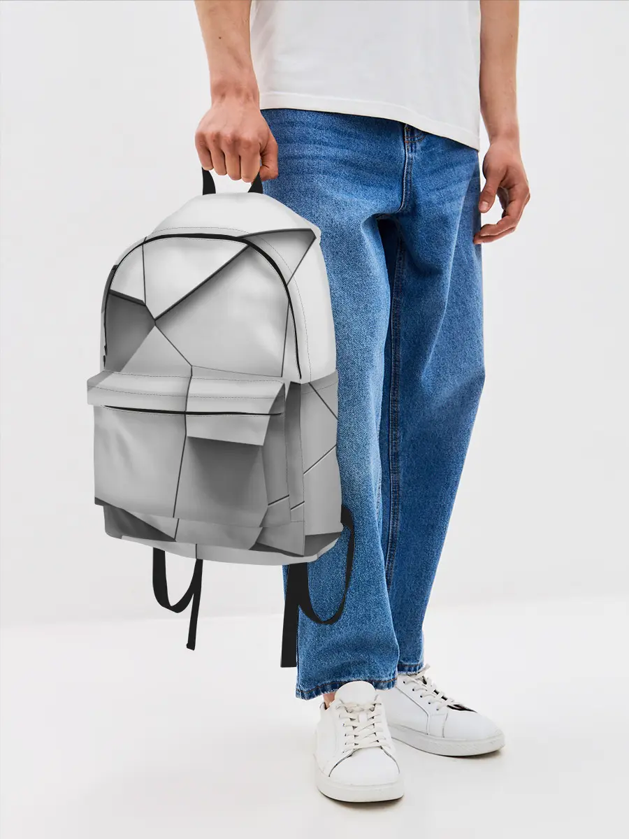 Рюкзак джинсовый / Слом плитки