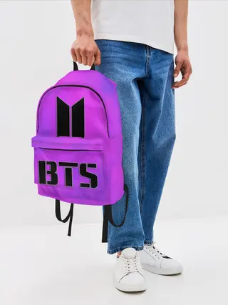 Рюкзак джинсовый / BTS ЮЖНОКОРЕЙСКИЙ БОЙБЕНД