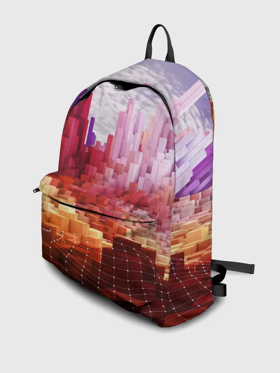 Рюкзак джинсовый / Симуляция города