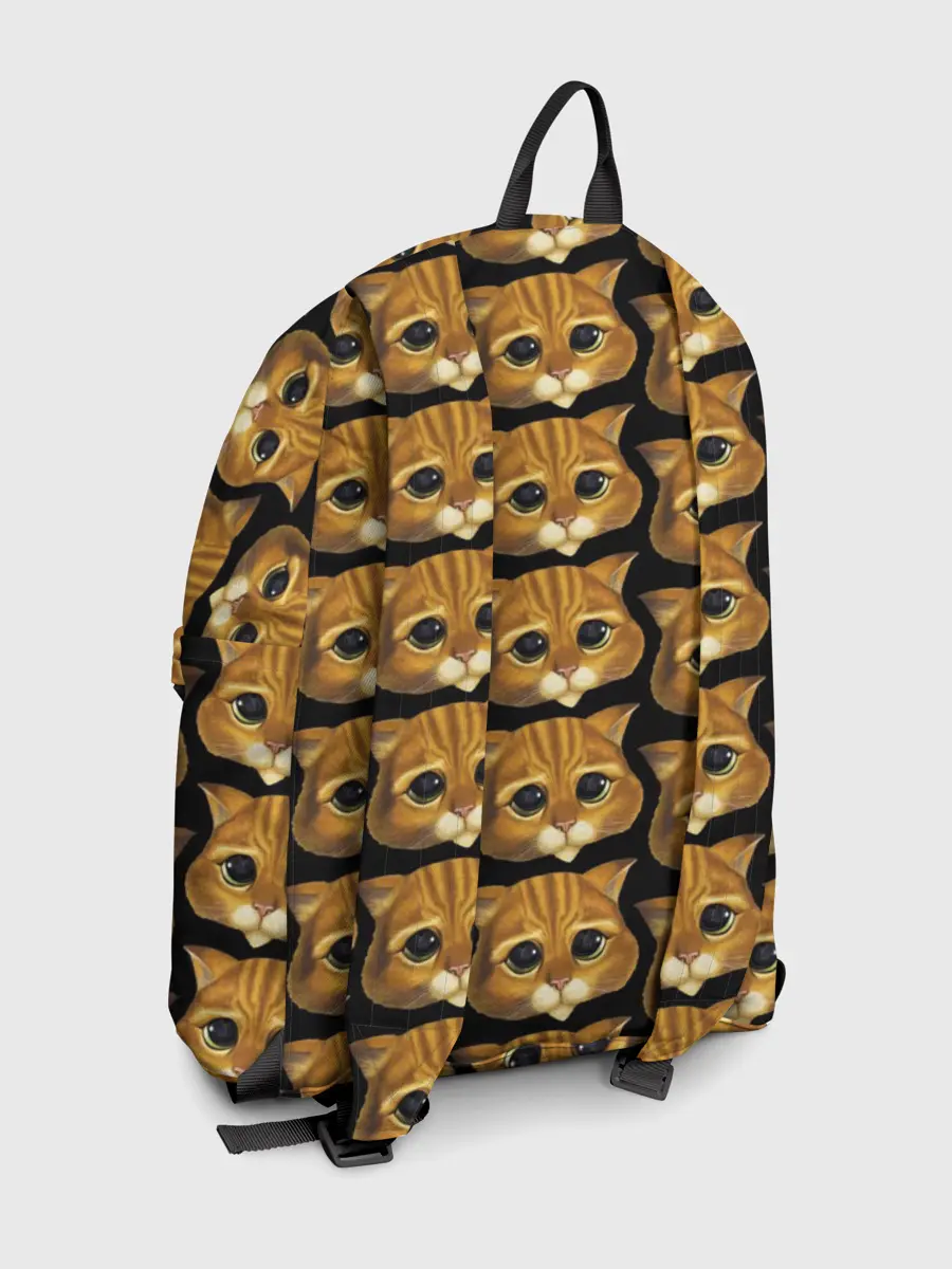 Рюкзак джинсовый / КОТ В САПОГАХ из ШРЕКА