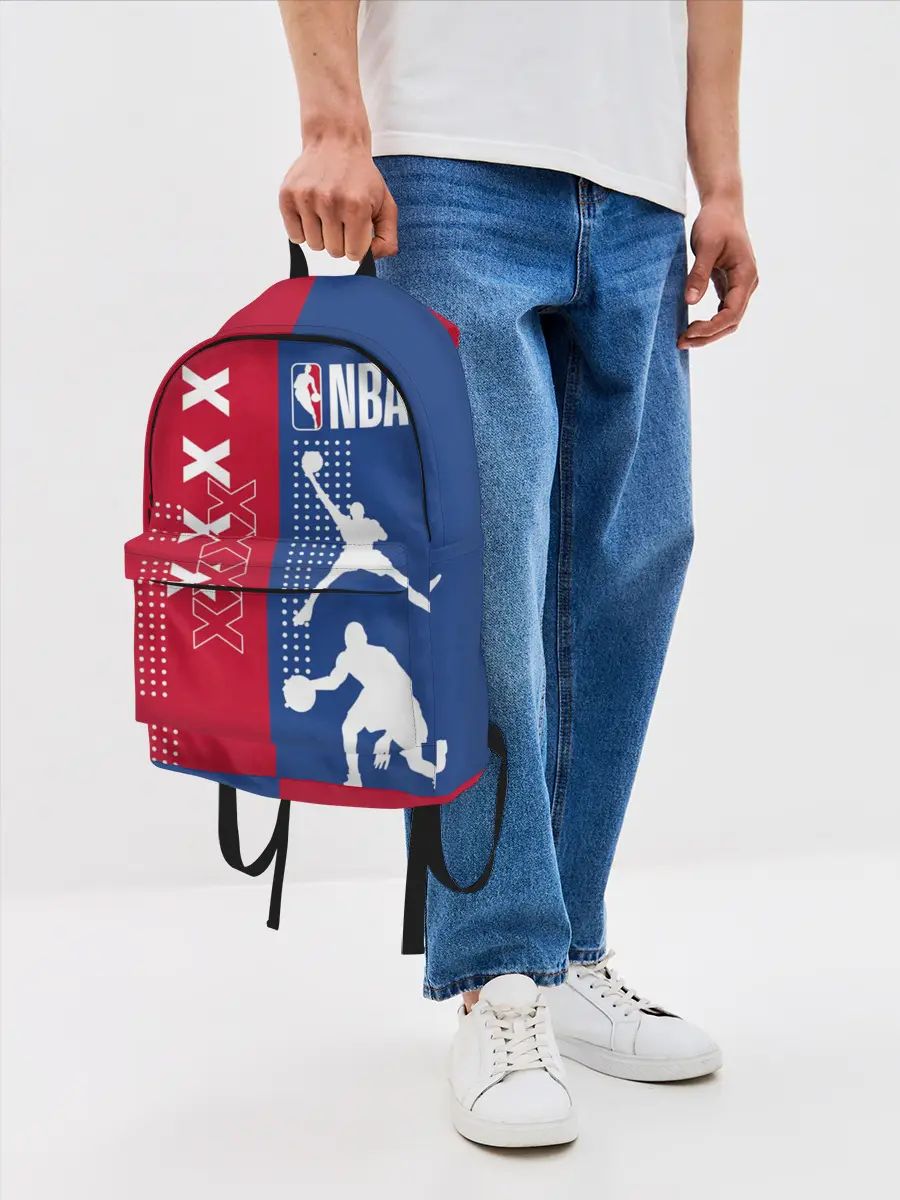 Рюкзак джинсовый / NBA