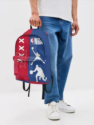 Рюкзак джинсовый / NBA