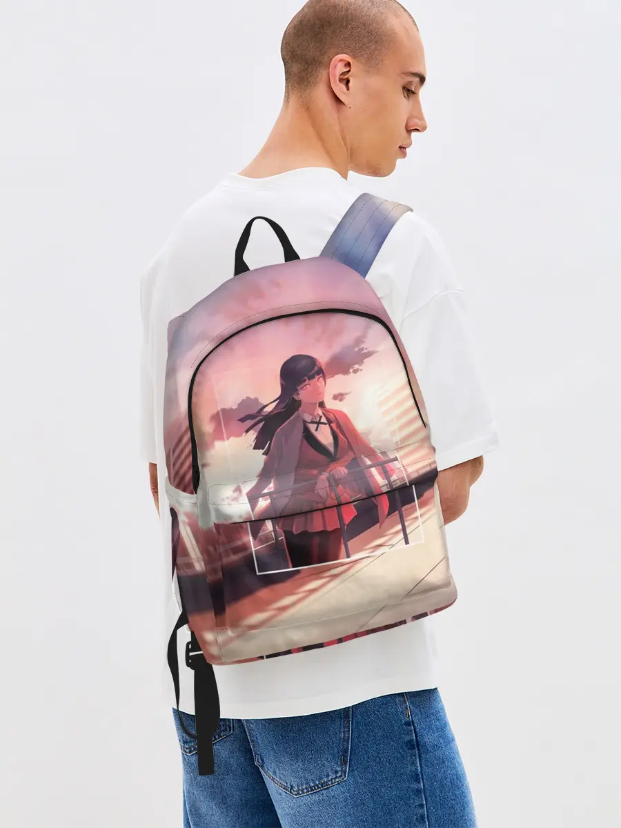 Рюкзак джинсовый / Kakegurui Yumeko Jabami art