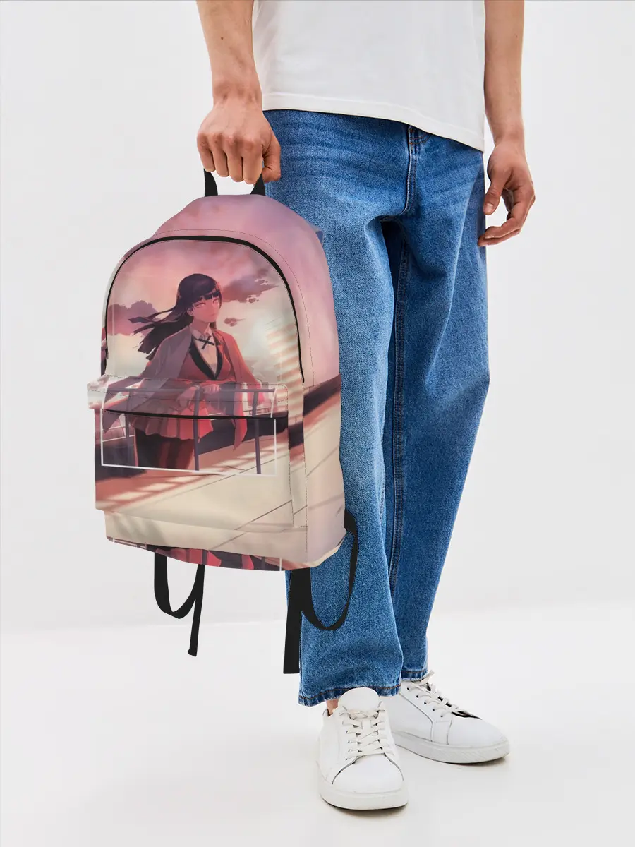 Рюкзак джинсовый / Kakegurui Yumeko Jabami art