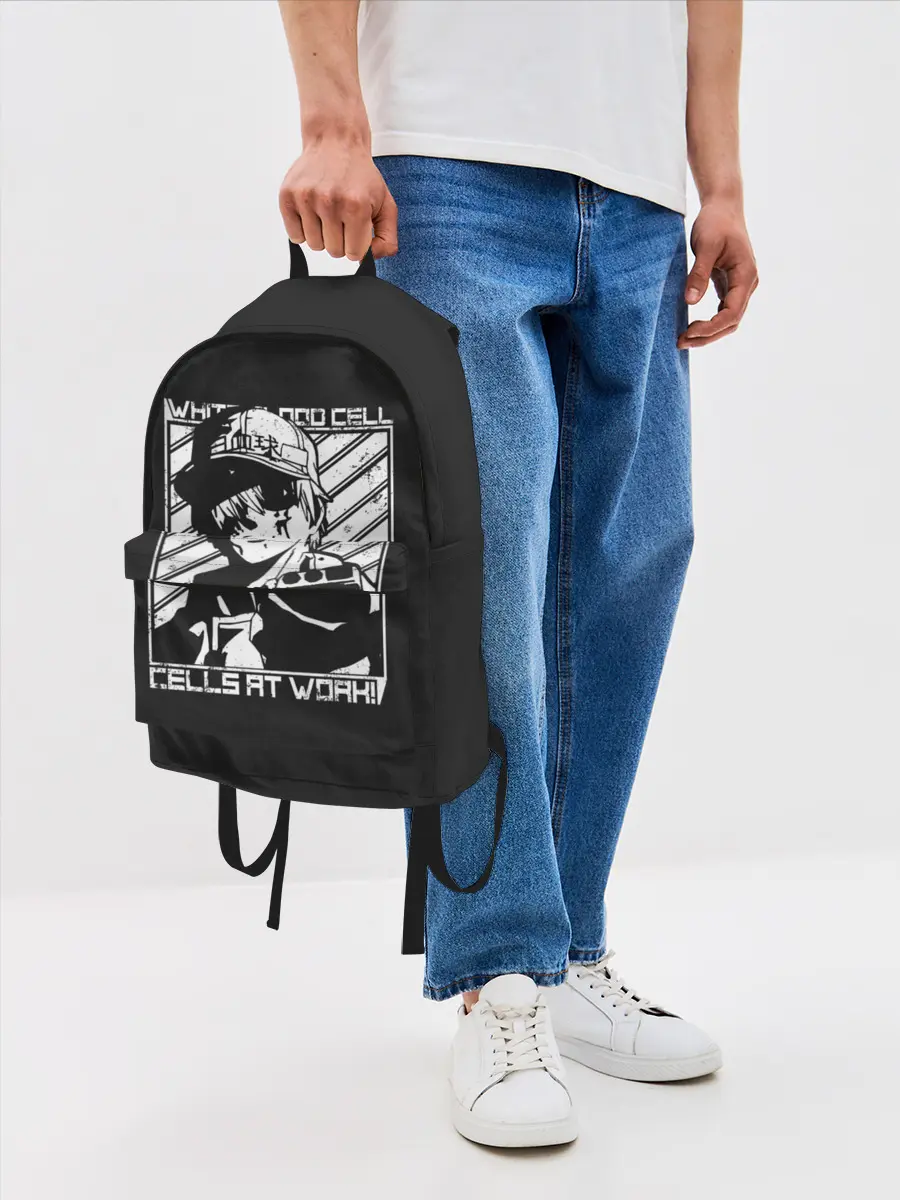 Рюкзак джинсовый / Лейкоцит