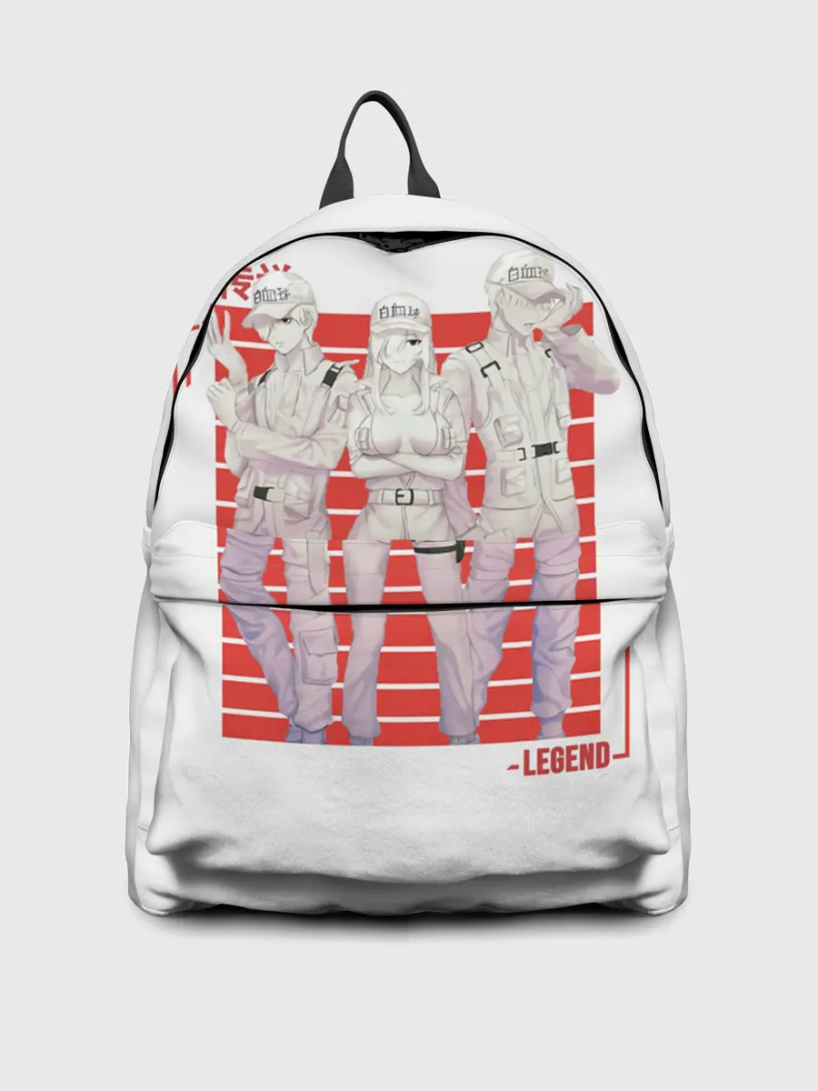 Рюкзак джинсовый / Команда клеток