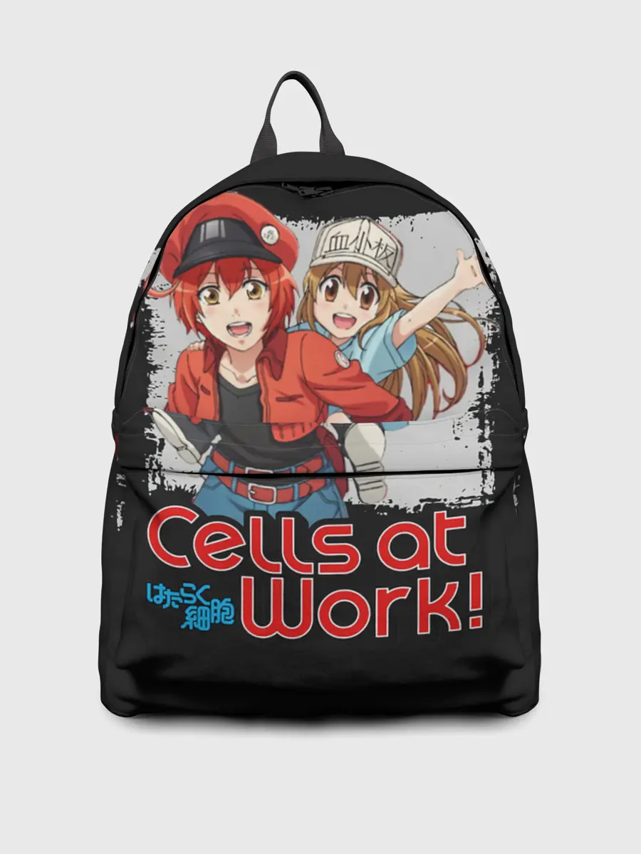 Рюкзак джинсовый / Эритроцит и тромбоцит