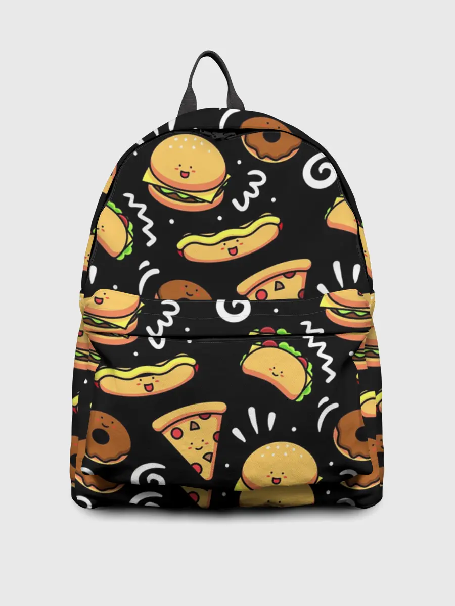 Рюкзак джинсовый / Фастфуд