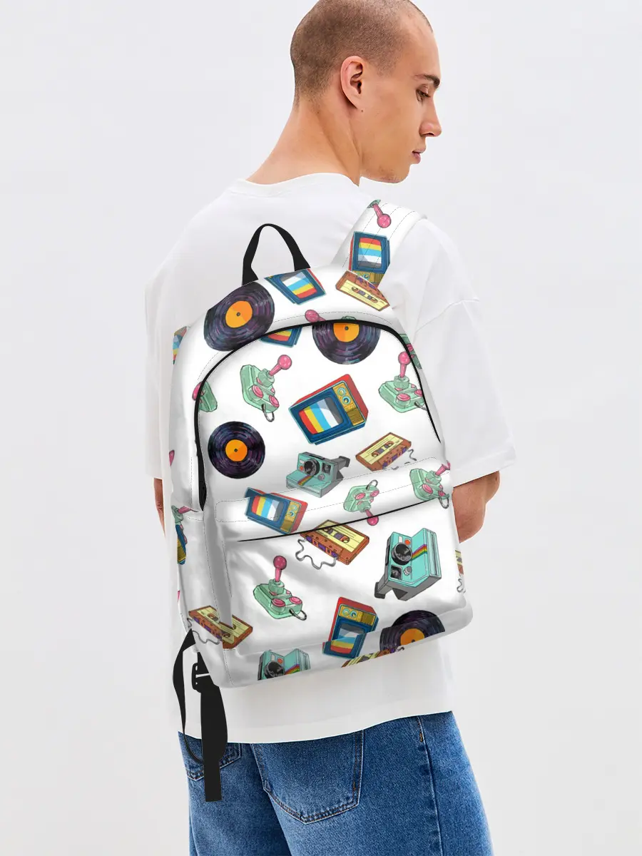 Рюкзак джинсовый / Стиль 80х