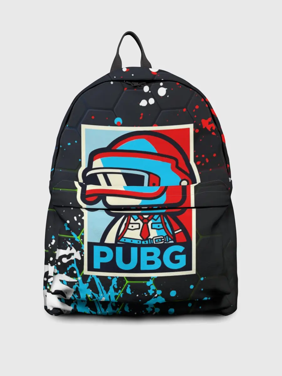 Рюкзак джинсовый / PUBG / ПАБГ / ПОРТРЕТ