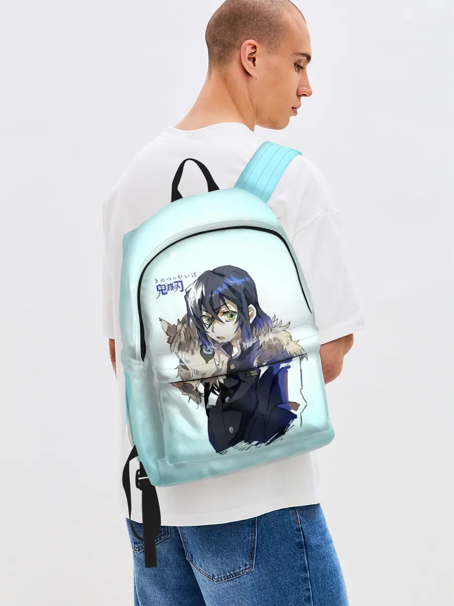 Рюкзак джинсовый / Иноске Хашибира Kimetsu no Yaiba