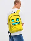 Рюкзак джинсовый / Geometry Dash Smile