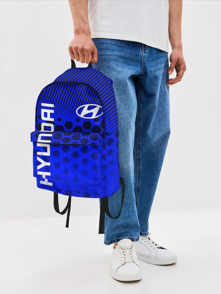 Рюкзак джинсовый / HYUNDAI / ХЕНДАЙ / BLUE STYLE