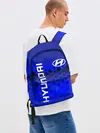 Рюкзак джинсовый / HYUNDAI / ХЕНДАЙ / BLUE STYLE