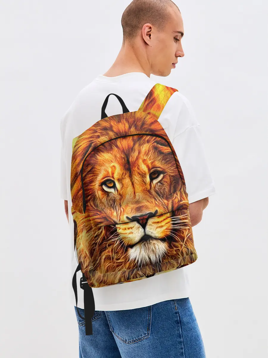 Рюкзак джинсовый / LION