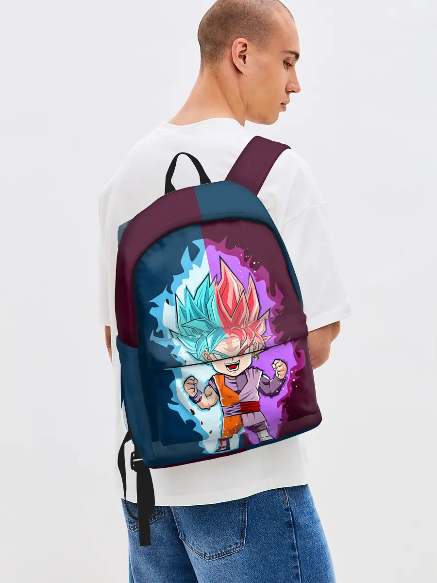 Рюкзак джинсовый / Vegeta power