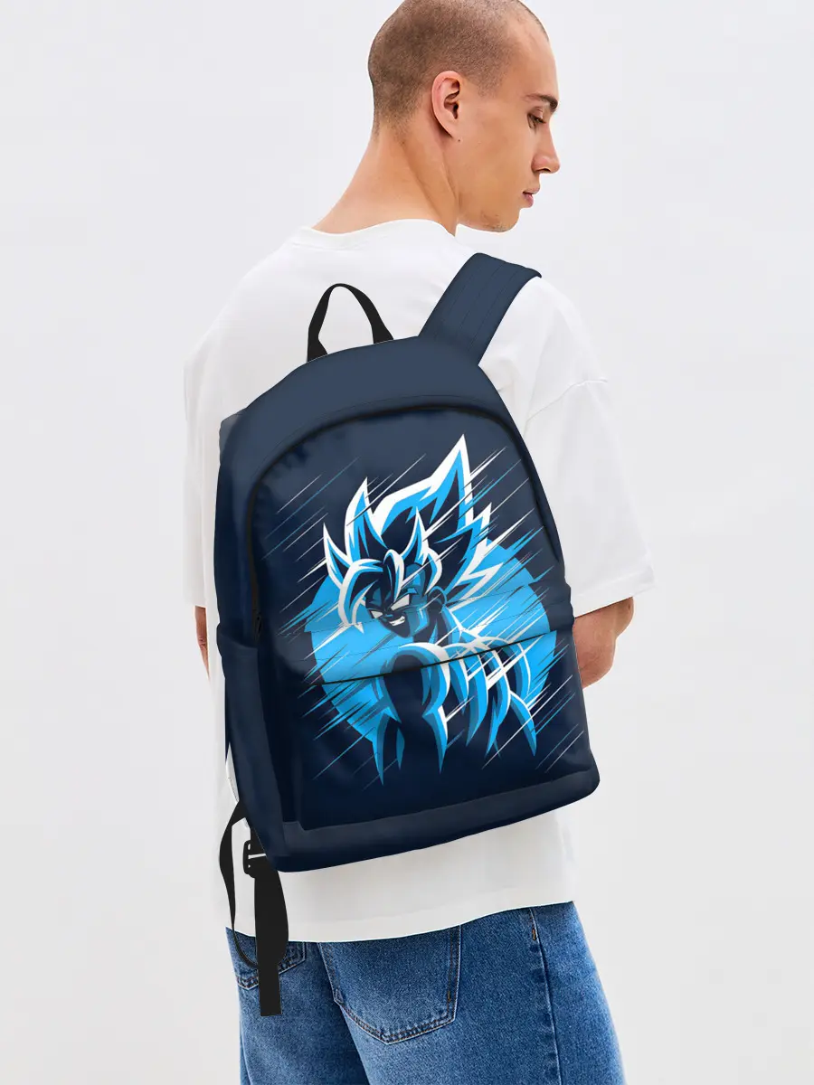 Рюкзак джинсовый / Dragon Ball Z Art