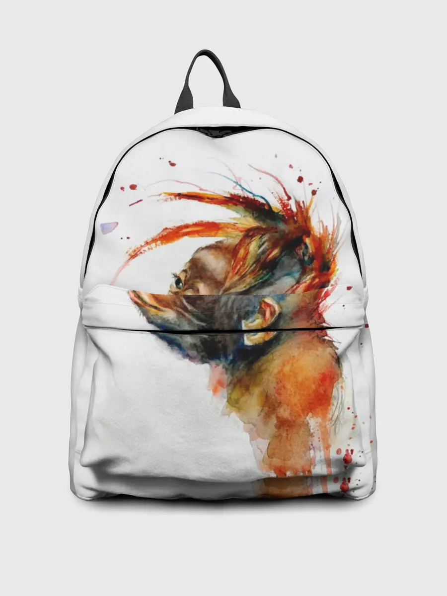 Рюкзак джинсовый / Орангутанг