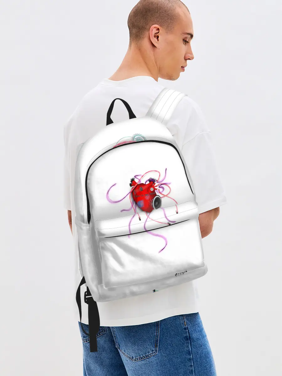 Рюкзак джинсовый / Yami: listen to my heart 3D