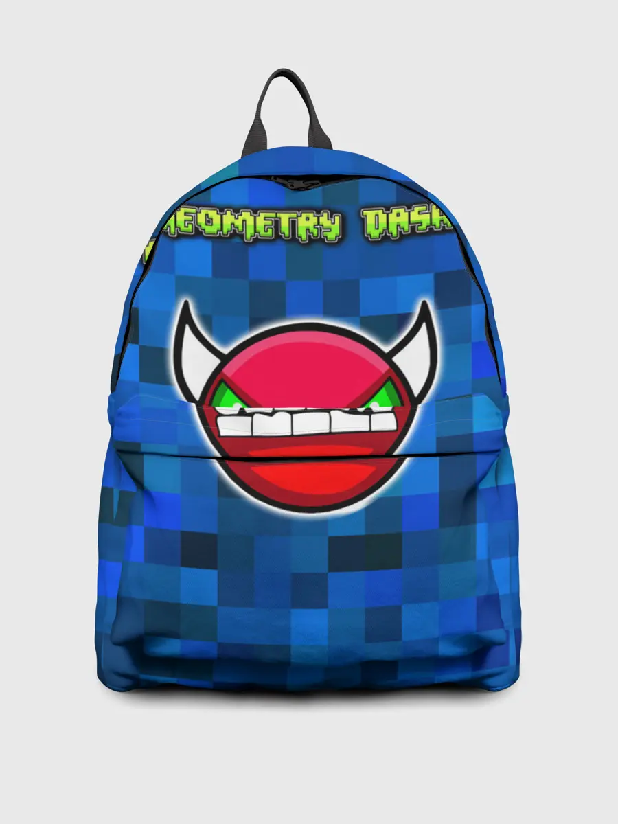 Рюкзак джинсовый / Geometry Dash