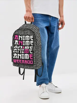 Рюкзак джинсовый / Anime weeaboo