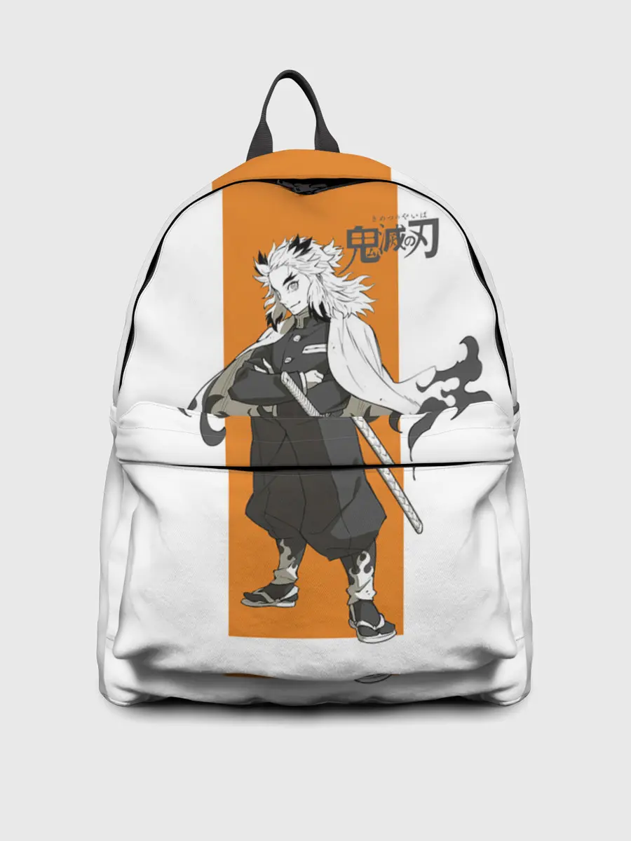 Рюкзак джинсовый / Кёджуро Ренгоку Kimetsu no Yaiba