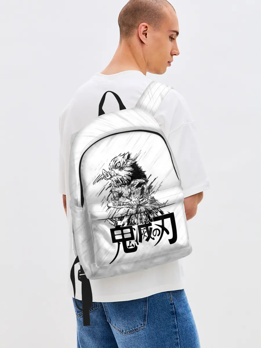 Рюкзак джинсовый / Иноске Хашибира Kimetsu no Yaiba