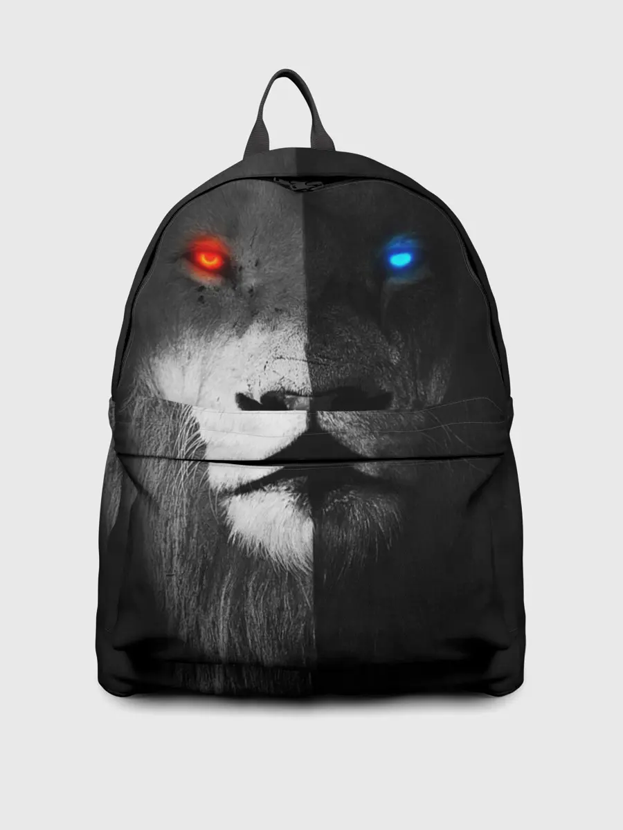 Рюкзак джинсовый / ЛЕВ - НЕОНОВЫЕ ГЛАЗА