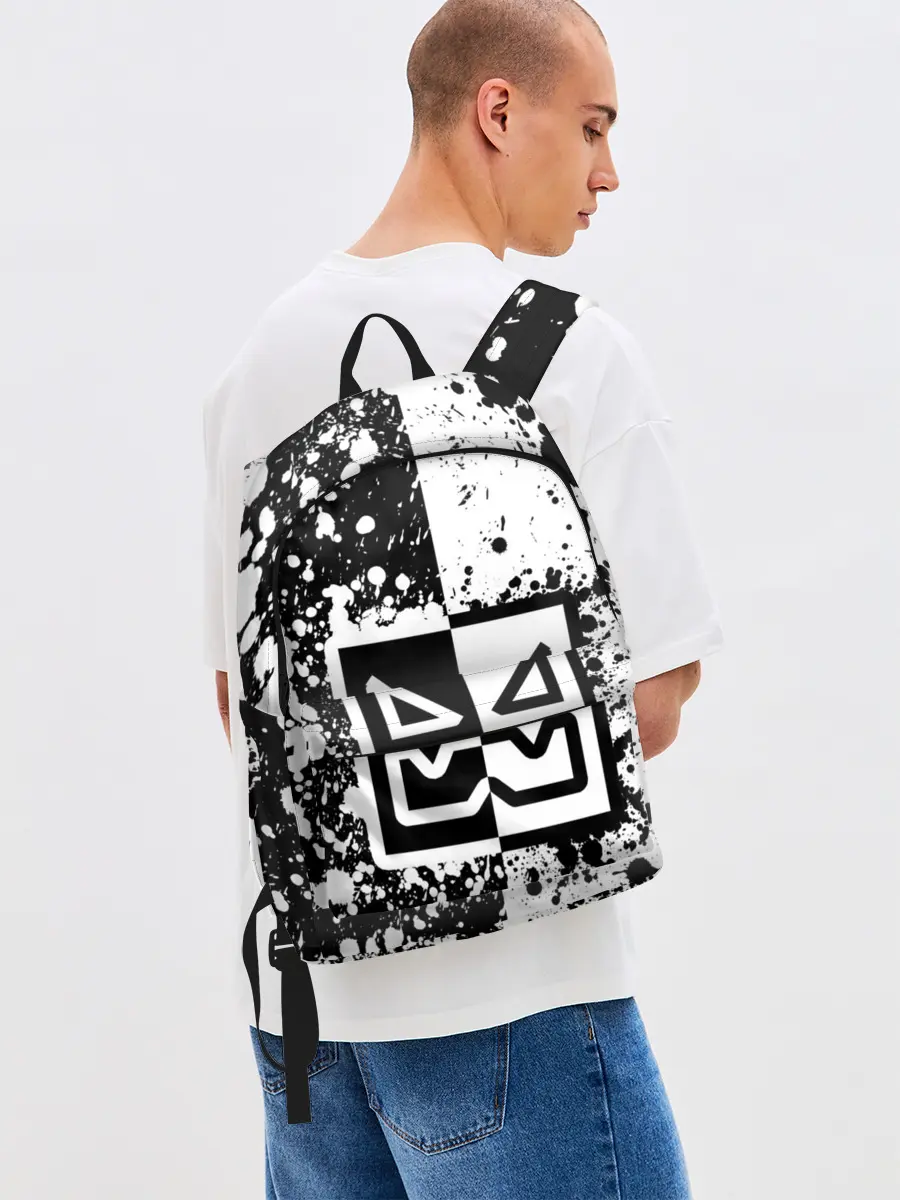 Рюкзак джинсовый / GEOMETRY DASH / ГЕОМЕТРИ ДАШ