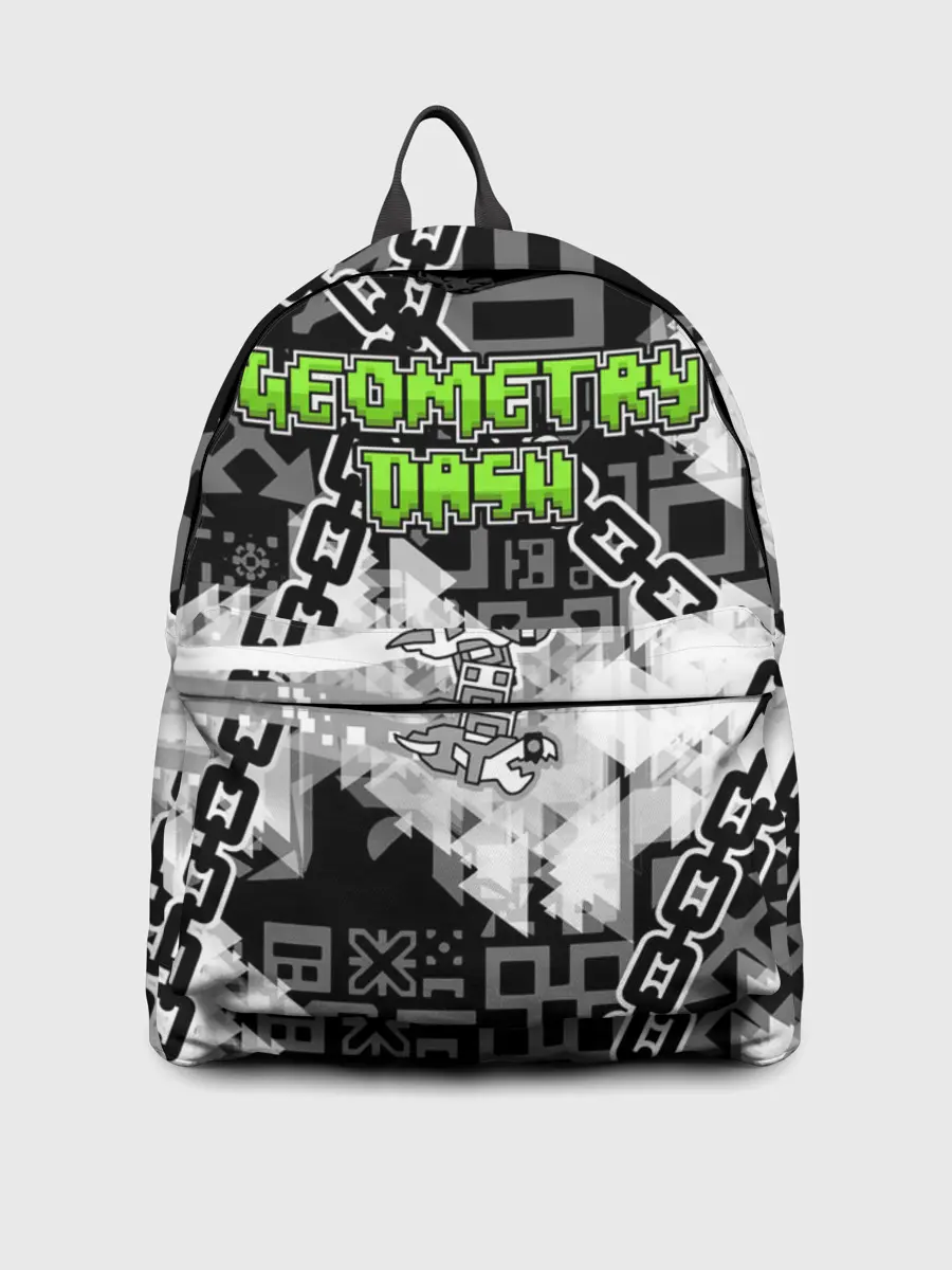 Рюкзак джинсовый / Geometry Dash