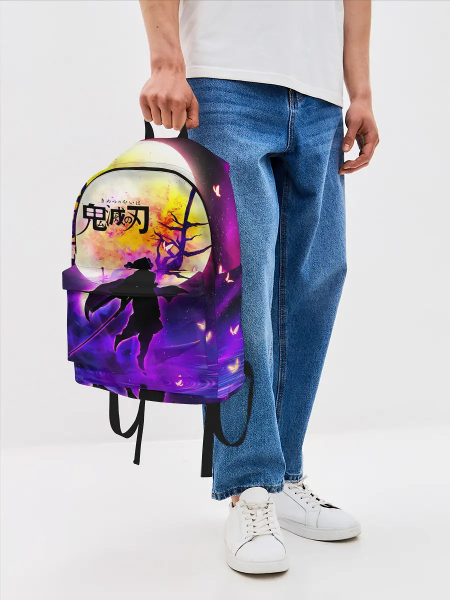 Рюкзак джинсовый / Шинобу Кочо Kimetsu no Yaiba