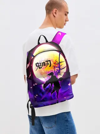 Рюкзак джинсовый / Шинобу Кочо Kimetsu no Yaiba