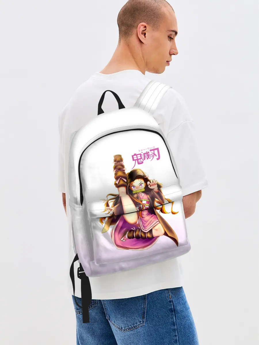 Рюкзак джинсовый / Незуко Камадо Kimetsu no Yaiba