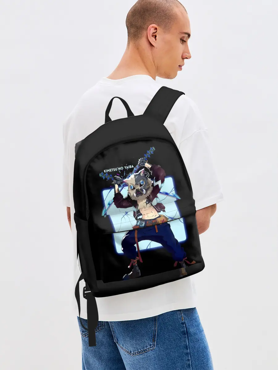 Рюкзак джинсовый / Иноске Хашибира Kimetsu no Yaiba