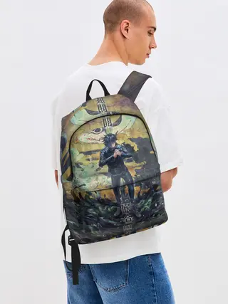 Рюкзак джинсовый / Anime art