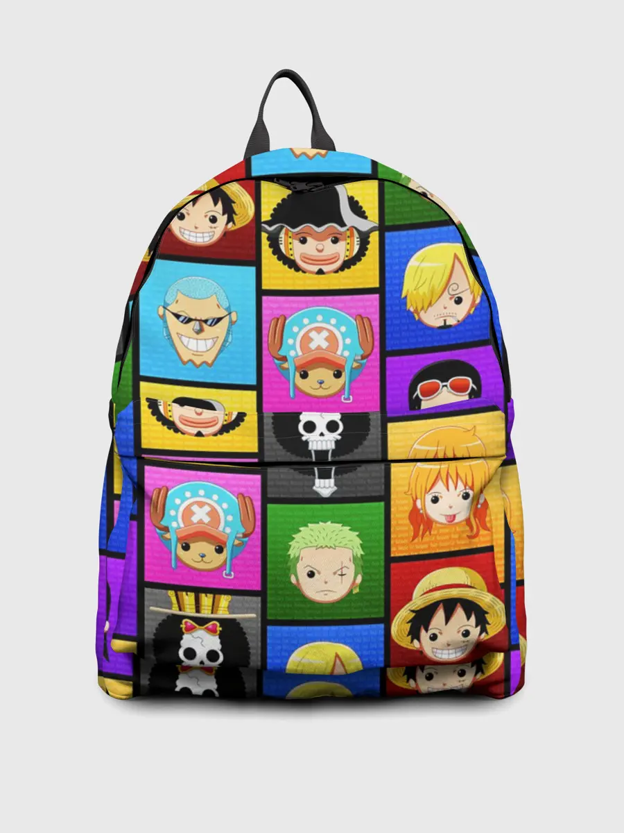 Рюкзак джинсовый / ONE PIECE / ВАН ПИС / ГЕРОИ