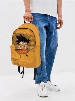 Рюкзак джинсовый / Kid Goku