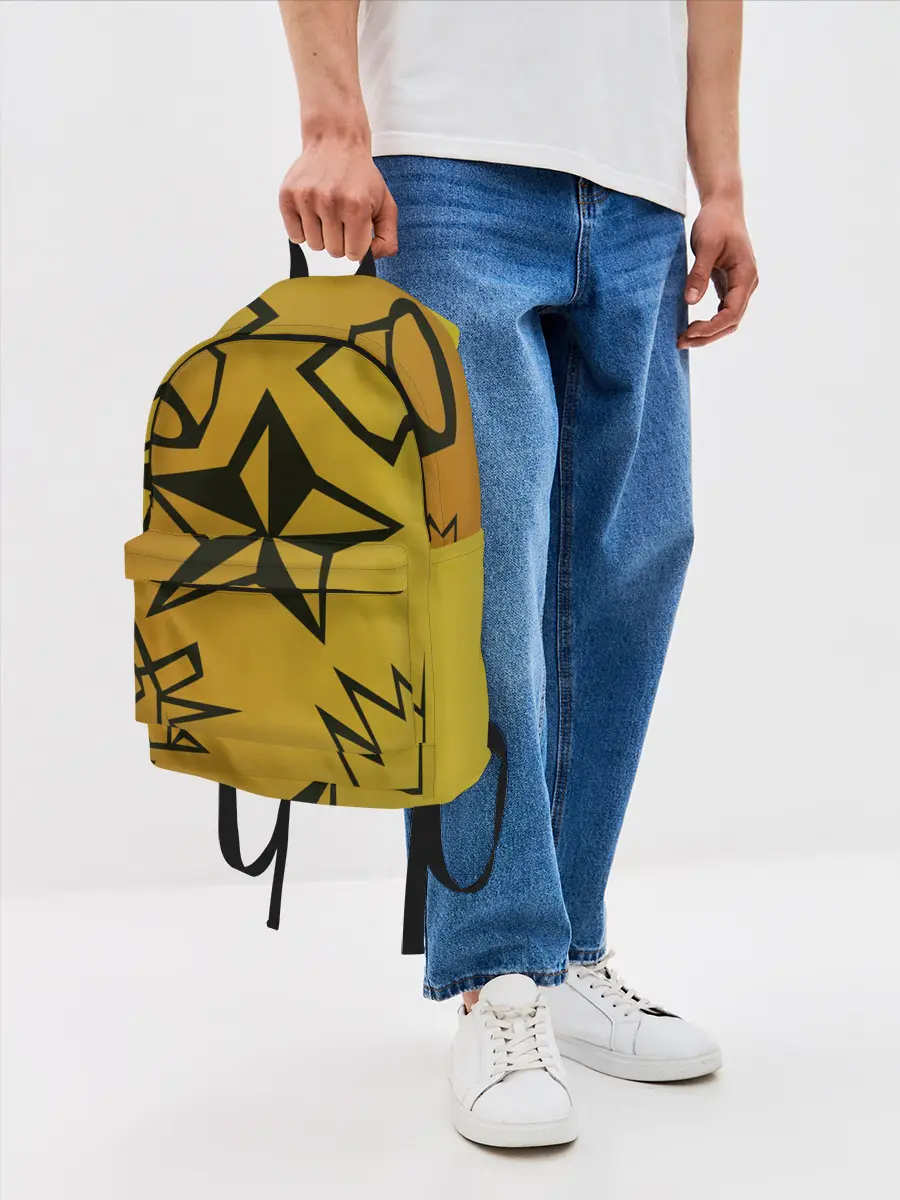 Рюкзак джинсовый / звезда