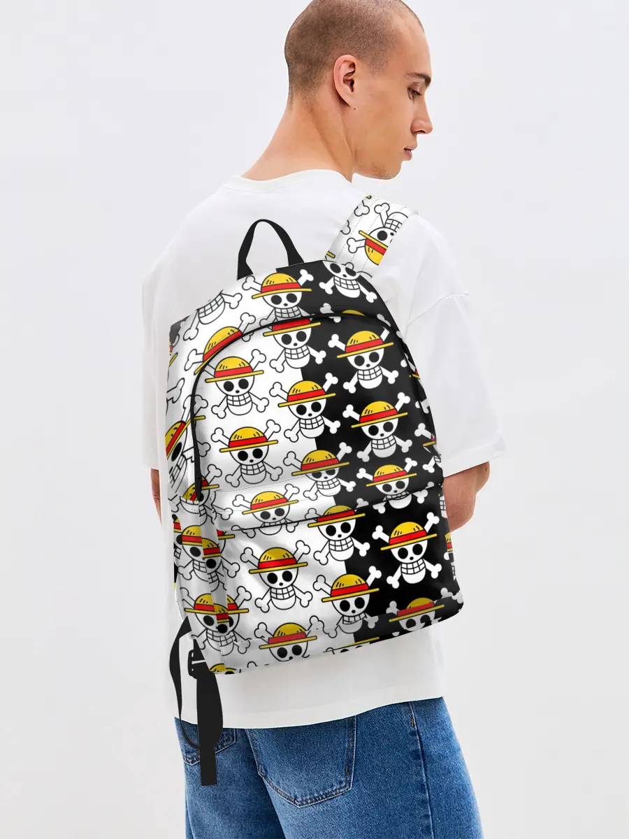 Рюкзак джинсовый / ONE PIECE / ВАН ПИС / УЗОР