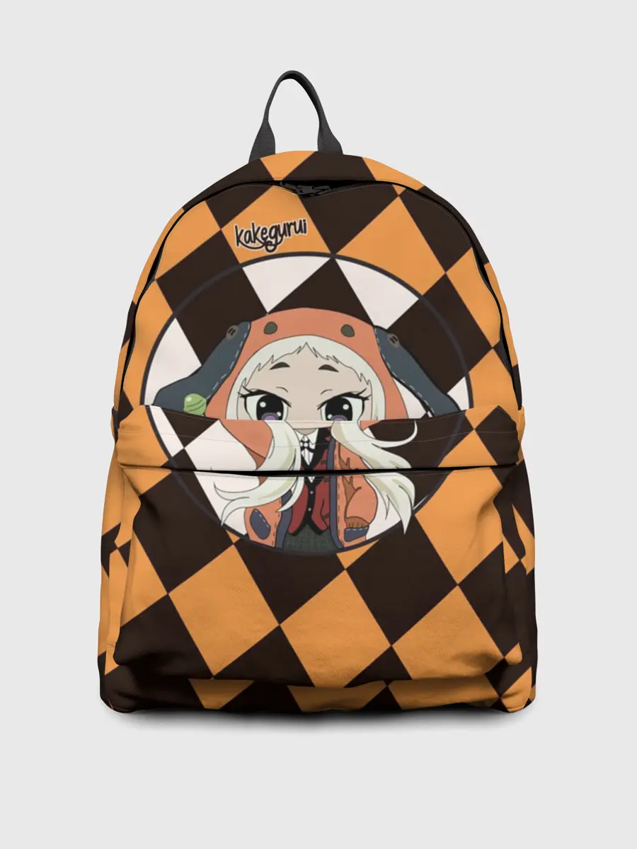 Рюкзак джинсовый / Руна Безумный азарт | Kakegurui