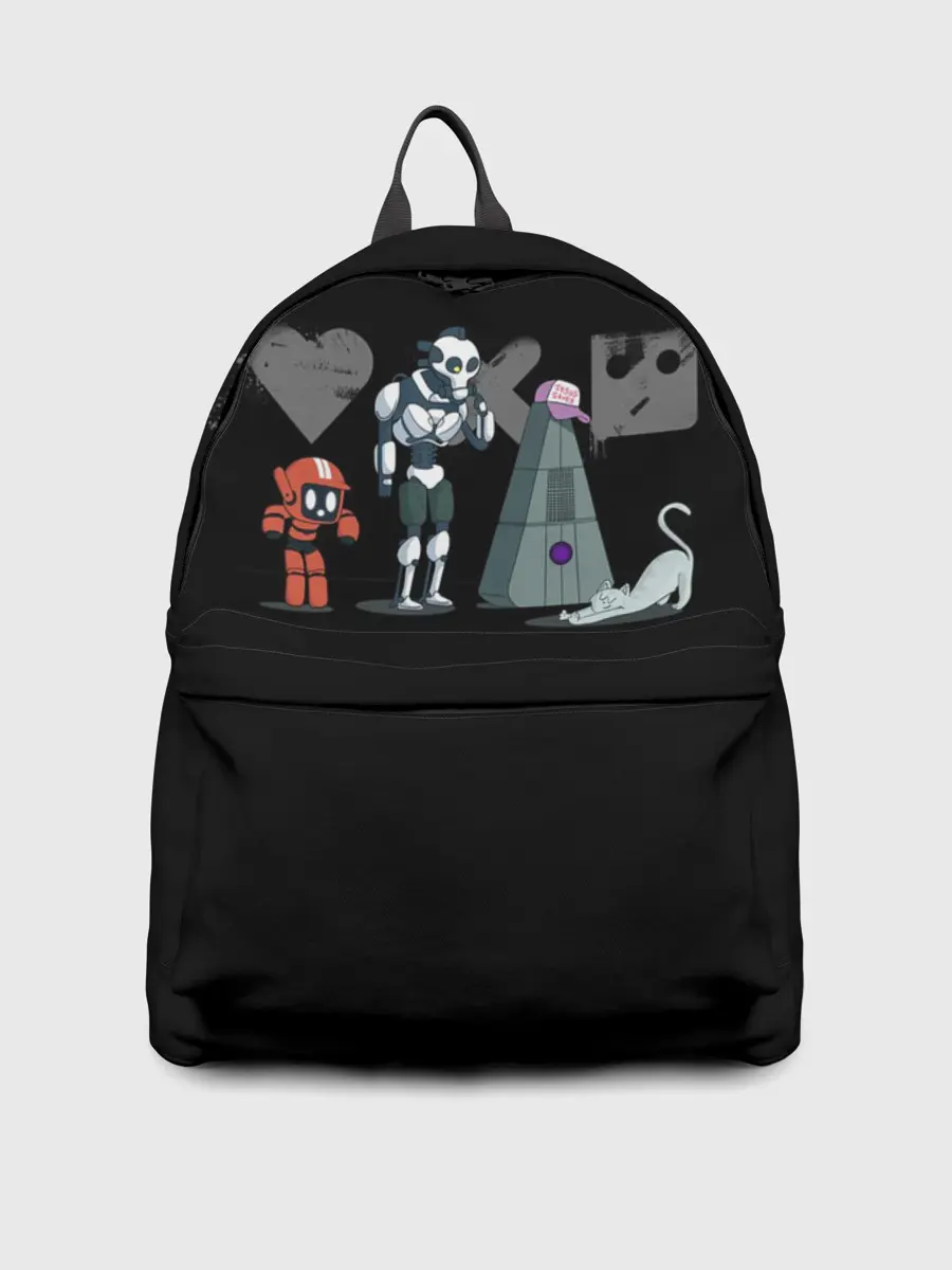 Рюкзак джинсовый / Любовь, Смерть & Роботы