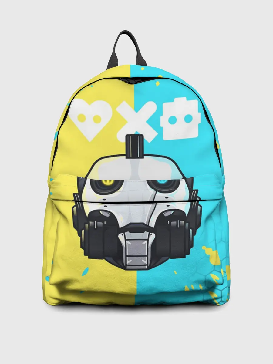 Рюкзак джинсовый / ЛЮБОВЬ СМЕРТЬ И РОБОТЫ / РОБОТ