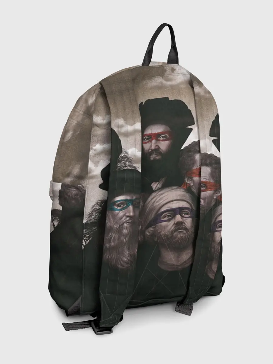 Рюкзак джинсовый / Художники, не черепашки ниндзя