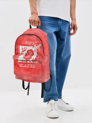 Рюкзак джинсовый / Кокушибо | Клинок, рассекающий демонов