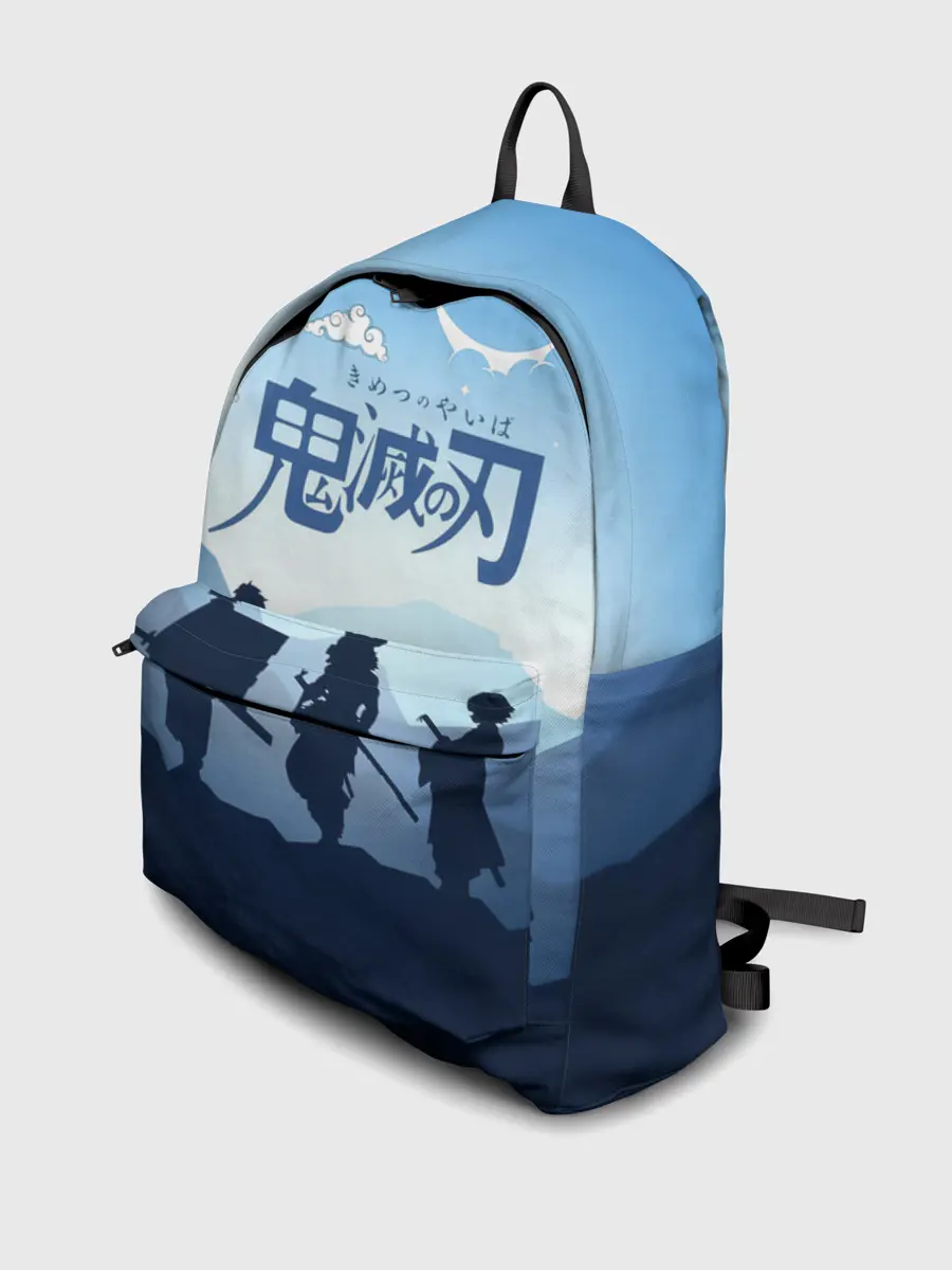 Рюкзак джинсовый / Клинок, рассекающий демонов в горах