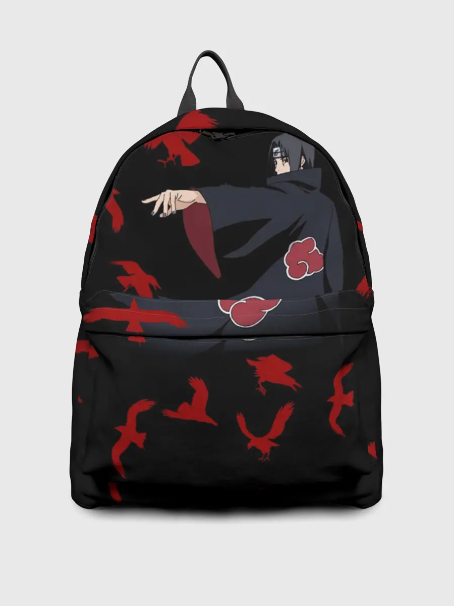 Рюкзак джинсовый / Итачи Вороны Аниме