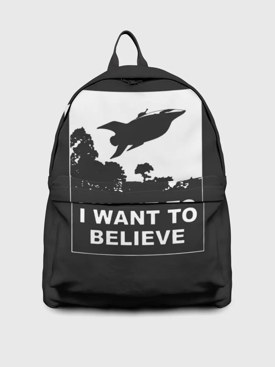 Рюкзак джинсовый / Я хочу верить